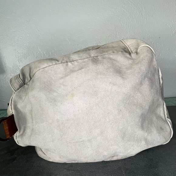 The Limited Vintage Gray Extra Large Duffel Bag with Embroidered Crest - Picture 5 of 13
